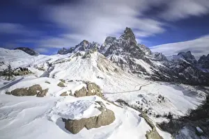 Natural Park Prints: Pale di San Martino. Rolle Pass Panaveggio Dolomites Trentino Alto Adige Italy Europe