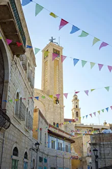 Palestine, West Bank, Bethlehem. Star Street in the old town