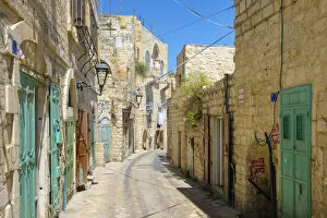 Images Dated 8th February 2019: Palestine, West Bank, Bethlehem. Star Street, historic buildings in the old town