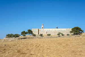 Palestine, West Bank, Bethlehem Governorate, Al-Ubeidiya. Monastery of Saint Theodosius