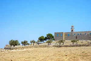 Palestine, West Bank, Bethlehem Governorate, Al-Ubeidiya. Monastery of Saint Theodosius