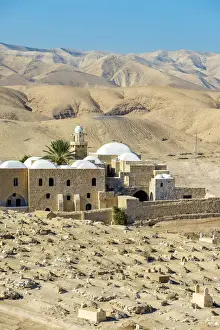 Palestine, West Bank, Jericho. Maqam (shrine) of an-Nabi Musa, believed to be
