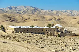 Palestine, West Bank, Jericho. Maqam (shrine) of an-Nabi Musa, believed to be