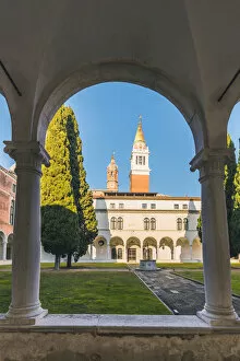 Images Dated 6th February 2018: The Palladian cloister in San Giorgio Monastery, Venice, Veneto, Italy