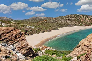 Images Dated 13th June 2023: Palm beach of Vai, Lasithi, Crete, Greece