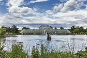 Images Dated 7th September 2018: Palm House, pond, Kew gardens, London, England, UK