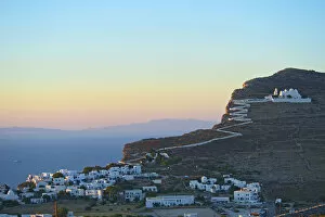 Images Dated 3rd July 2015: Panaghia, Chora, Folegandros, Cyclades, Greece