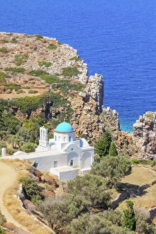 Images Dated 28th July 2023: Panagia Poulati monastery, Sifnos Island, Cyclades Islands, Greece