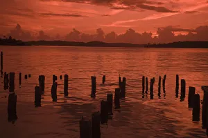 Panama, Bocas del Toro Province, Colon Island (Isla Colon), Sunrise