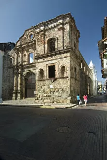 Images Dated 12th April 2010: Panama, Panama City, Iglesia de San Ignacio de la Compania de Jesus, Casco Viejo