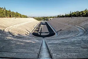Athletics Prints: Panathenaic Stadium (site of the first modern day Olympic games in 1896) Athens, Greece