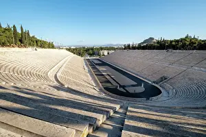 Athletics Prints: Panathenaic Stadium (site of the first modern day Olympic games in 1896) Athens, Greece