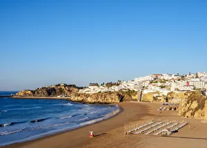 Paneco Beach, elevated view, Albufeira, Algarve, Portugal
