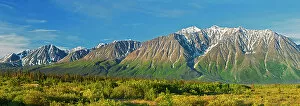 Images Dated 9th March 2023: Panorama of St. Elias Mountains Kluane National Park, Yukon, Canada