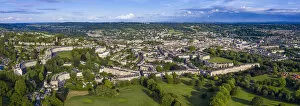 Images Dated 19th August 2019: Panoramic view over Bath, Somerset, England