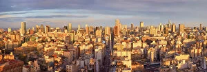 Images Dated 27th April 2023: Panoramic view of the Buenos Aires skyline at sunset, Argentina