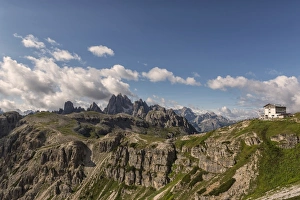 Auronzo Prints: Panoramic view of Cadini di Misurina. Veneto, Dolomites, Italy, Europe