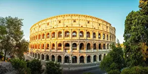 Arcade Prints: Panoramic view of the Colosseum, Rome, Lazio, Italy