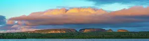 Lake Superior Prints: Panoramic view of Marie Louise Lake looking at Nanabijou in Sleeping Giant Provincial Park