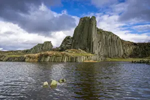 Panska skala (Mansion Rock), also known as Varhany (Organ), Kamenicky Senov, Liberec Region, Czech Republic