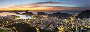 Images Dated 10th March 2016: Pao Acucar or Sugar loaf mountain and the bay of Botafogo, Rio de Janeiro, Brazil