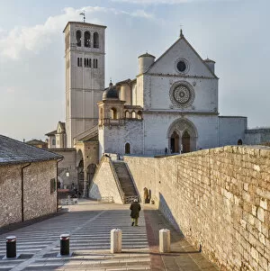 Images Dated 7th September 2018: Papal Basilica of Saint Francis of Assisi, Basilica Papale di San Francesco, Assisi