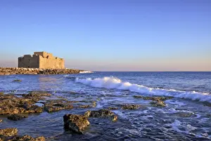 Cultural Buildings Prints: Paphos Castle, Paphos, Cyprus, Eastern Mediterranean Sea