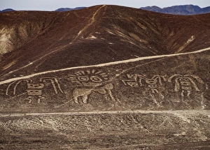 The Paracas Family Geoglyph, Palpa, Ica Region, Peru