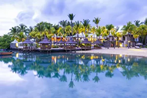 Mauritian Prints: The Paradis Cove hotel, Cap Malheureux, Riviere du Rempart, Mauritius, Africa