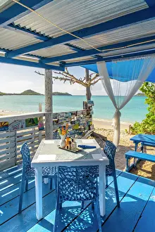 Carriacou Prints: Paradise Beach Club, Carriacou, Greneda, caribbean