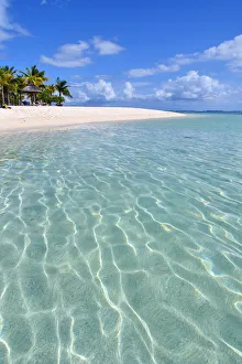 Transparent Prints: Paradise beach, Le Morne, Mauritius, (Mauritian)