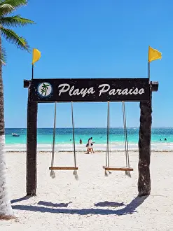 Yucatan Prints: Paradise Beach, Tulum, Quintana Roo State, Mexico
