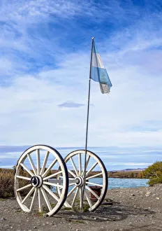 Wheels Prints: Parador La Leona, Santa Cruz Province, Patagonia, Argentina