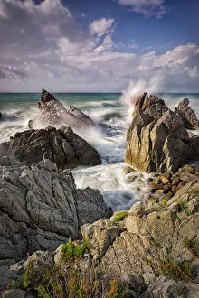 Vibo Valentia Prints: Parghelia, Vibo Valentia, Calabria, Italy. The power of the sea