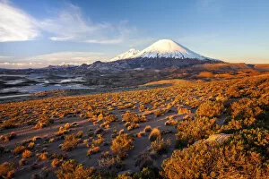 Chile Gallery: Parinacota Volcano in Lauca National Park, Arica & Parinacota Region, Chile