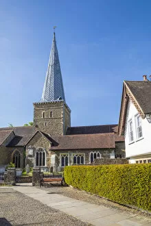 Images Dated 20th May 2020: Parish church in Godalming, Surrey, England, UK