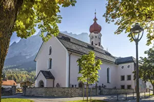 Parish church of Our Lady of the Visitation in Ehrwald in Tirol, Tyrol, Tirol, Austria
