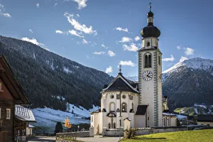 Parish church St. Martin in Innervillgraten, Villgraten valley, East Tyrol, Austria