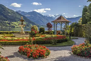 Park in Zell am See, Salzburger Land, Austria