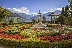 Park in Zell am See, Salzburger Land, Austria
