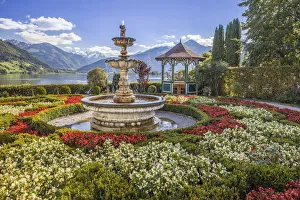 Park in Zell am See, Salzburger Land, Austria