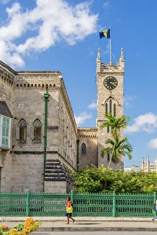 Barbados Prints: Parliament Building, Bridgetown, Barbados, Caribbean