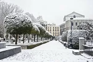 Royal Palace Collection: Parque del Oeste, in front of Royal Palace, Palacio Real, Madrid, Spain