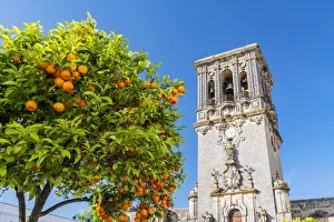 Images Dated 10th April 2019: Parroquia De Santa Maria or St. Mary Parish, Arcos de la Frontera, Andalusia, Spain
