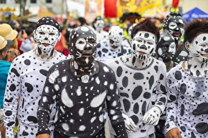 Philippines Gallery: Participants celebrate Ati-Atihan festival, Aklan, Western Visayas, Philippines