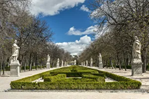 Public Park Prints: Paseo de la Argentina, Buen Retiro Park, Madrid, Community of Madrid, Spain
