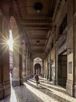 Passageway Prints: Passageway by the Via Rizzoli, Bologna, Emilia-Romagna, Italy