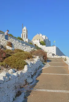 Chora Prints: Path leading to Panagia Kimissis church