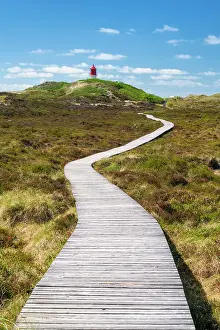 Amrum Prints: Path to the lighthouse, Amrum island