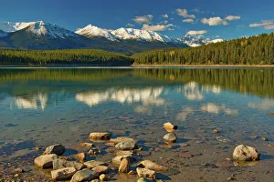 Patricia Lake and the Trident Range, Jasper National Park, Alberta, Canada